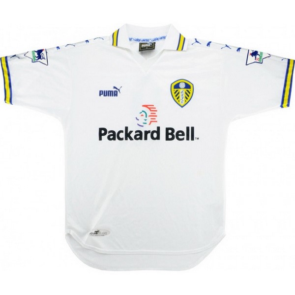 Tailandia Camiseta Leeds United 1ª Retro 1999 2000 Blanco